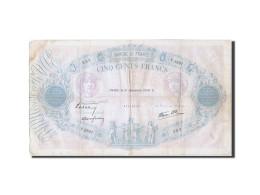 Billet, France, 500 Francs, 500 F 1888-1940 ''Bleu Et Rose'', 1939, 1939-12-21 - 500 F 1888-1940 ''Bleu Et Rose''