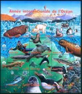 UNO Genf  1998  Intern. Jahr Des Ozeans  (1 Klb ** (MNH) Kpl. )  Mi: 334-45 (8,00 EUR) - Unused Stamps