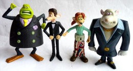 4 Figurines Figurine Mc Donald's FLUSHED AWAY 2006 - Publicitaire Prime - Other & Unclassified