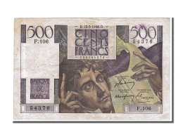 Billet, France, 500 Francs, 500 F 1945-1953 ''Chateaubriand'', 1948, 1948-05-13 - 500 F 1945-1953 ''Chateaubriand''