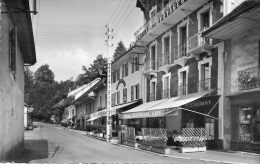 CPSM - ALBY-sur-CHERAN (74) - Vue De L'Hôtel Des Voyageurs Au Quartier Du Pont-Neuf , Route D'Annecy En 1950 - Alby-sur-Cheran