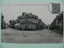 CPA 76 Envermeu - Route De Douvrend Et St-Ouen - Cafè Lemarchand Et Bières Paillette   à Voir ! - Envermeu