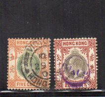 HONG KONG 1903 O FILIGR CA - Gebruikt