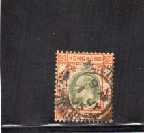 HONG KONG 1903 O FILIGR CA - Used Stamps