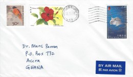 Hong Kong 2008 GPO Rat Hibiscus Flower Scarlet Minivet Bird Cover - Lettres & Documents