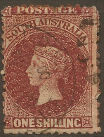 SOUTH AUSTRALIA 1868 1/- QV SG 83 U #QS147 - Gebraucht