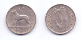 Ireland 6 Pence 1964 - Irland