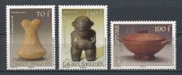 POLYNESIE 2011 N° 953/955 ** Neufs = MNH  Superbes Heiva Sculptures Tu'i Poi Pilon Corail De Rrutu Tiki Divinité Bois - Unused Stamps