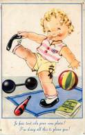 ILLUSTRATEUR  DANS LE STYLE  ATTWELL  BEBE ENFANT  CULTURE PHYSIQUE  SPORT - Attwell, M. L.