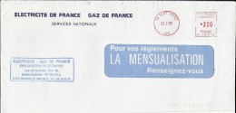 Letter - Electirc - Gas France, Saint Tropez, 23.2.1987., France - Autres & Non Classés