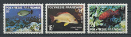 POLYNESIE 1981 N° 160/162 ** Neufs = MNH Superbes Cote 4.70 € Faune Marine Poissons Fishes Fauna Animaux - Ungebraucht