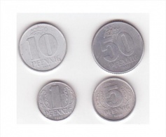 Germany GDR - Set Of 4 Coins - Autres & Non Classés