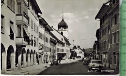 Zurzach-Schwertgasse 1959, Verlag: Photoglob. Wehrli AG., Zürich, Frankatur,  Stempel, ZÜRICH 26.9.59, Erhaltung: I-II, - Zurzach