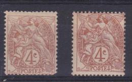 France (1900)  Type Blanc Neuf* - Ungebraucht