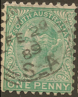 SOUTH AUSTRALIA 1869 1d P10 QV SG 167 U #QS161 - Gebraucht