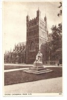 Exeter - Cathedral From N.W. - Exeter