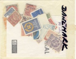 DANEMARK # VRAC DE 24 TIMBRES OBLITERES # - Collections