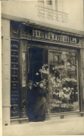 CPA (75 Paris 7eme ) MAGASIN De FLEURS (carte Photo) 42 Avenue De La Bourdonnais  En 1910 - Arrondissement: 07