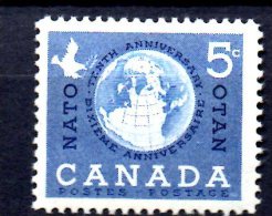 CANADA' 1959 , Serie Yvert N. 311  ***  MNH  Nato - Neufs