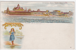 US - Greater New York Souvenir - Rockway Beach - Litho - Plaatsen & Squares