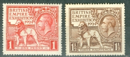 Great Britain 1924 British Empire Exhibition MNH** (without Gum) - Lot. 4298 - Unused Stamps