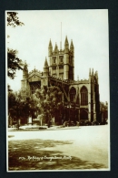 ENGLAND  -  Bath Abbey And Orange Grove   Unused Vintage Postcard As Scan - Bath