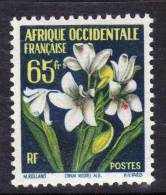 A. O. F. N° 72 XX Flore Partie De Série : 65 F. Polychrome  Cronum Moorei Sans Charnière, TB - Nuovi