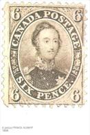 75410) Intero Postale Del Canada Da 8c. Raffigurante Il 6p. Principe Albert-nuova - 1953-.... Regno Di Elizabeth II