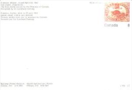 75411) Intero Postale Del Canada Da 8c. Raffigurante Il 3p. Castoro-nuova - 1953-.... Regno Di Elizabeth II