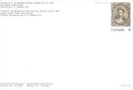 75414) Intero Postale Del Canada Da 8c. Raffigurante Il  12p. Reine Victoria-nuova - 1953-.... Regno Di Elizabeth II