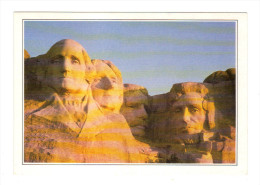 Etats Unis: Mount Rushmore, Les Tetes De Quatre Presidents, Heads Of Four Presidents (15-3862) - Mount Rushmore