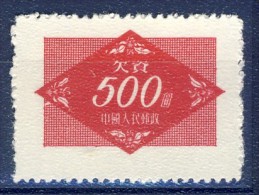 ##K2169. China 1954. Military Service. Michel 12. Unused Without Gum. - Franchise Militaire