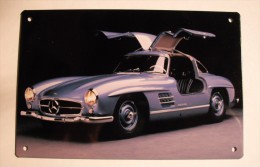 Plaque Métal "Mercedes Benz 300 Sl" - Plaques En Tôle (après 1960)
