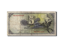 Billet, République Fédérale Allemande, 5 Deutsche Mark, 1948, 1948-12-09 - 5 Deutsche Mark