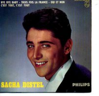 SACHA DISTEL BYE BYE BABY  1959 TOP - Collector's Editions