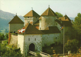 CHÂTEAU DE THORENS (XVe S) -- Entrée Fortifiée Et Dojon Circulaire -- - Thorens-Glières