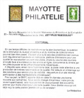 MAYOTTE - Bulletin N° 23 De La Société Mahoraise De Philatélie Et De Cartophilie (SMPC) - Other & Unclassified