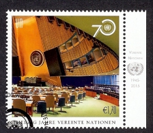 UNITED NATIONS VIENNE 2015 (o)  TIMBRE ISSU DE FEUILLET - Gebraucht