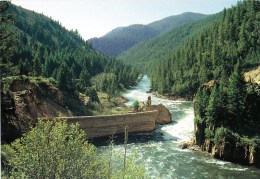 Sunbeam Dam Remains, Salmon River, Idaho  - Intermountain Card ID 894 Unused - Other & Unclassified