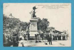 CPA Inauguration Du Monument Des Combattents En 1911 M. Le Ministre De L'Agriculture BAGNOLS 30 - Bagnols-sur-Cèze