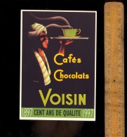 LYON 69009 Cafés Chocolats VOISIN Cpm Affiche Par J Saunier 1935 Collection D'entreprise Voisin 1997 100 Ans De Qualité - Lyon 9