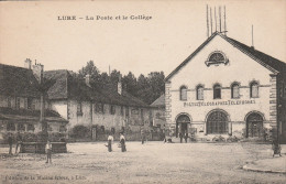 LURE     HAUTE SAONE  70   CPA  LA POSTE ET LE COLLEGE - Lure