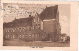 ZOSSEN Schule Belebt Bahnpost BERLIN ZOSSEN ZUG 947 Gelaufen 10.3.1928 - Zossen