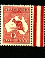 AUSTRALIA - 1913  KANGAROO  1 D.  DIE II  1st  WATERMARK MINT  MINT NH  SG2 - Neufs