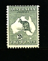 AUSTRALIA - 1915  KANGAROO  2 D.  2nd  WATERMARK   MINT NH  SG24 - Mint Stamps