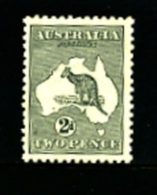 AUSTRALIA - 1915  KANGAROO   2 D.   3rd  WATERMARK   MINT NH   SG35 - Mint Stamps