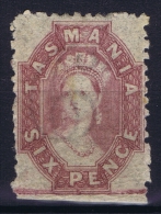 Tasmania:  Mi Nr 18 CC  SG  76    P 12 * 12  MH/*   Sheet Margin - Nuovi