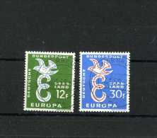 - SARRE 1957/59 . TIMBRES DE 1958 . OBLITERES . - Gebraucht