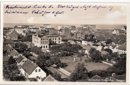 Nordseebad Wangerooge Anlagen Panoramablick Richtung Strandhotel Kaiserhof 10.10.1933 Gelaufen - Wangerooge
