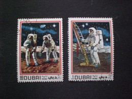 STAMPS EMIRATI ARABI DUBAI 1969 First Manned Moon Landing - Apollo 11 - Dubai